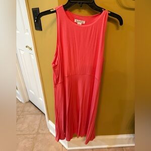 Athleta Coral/ Pink Santorini Dress